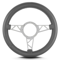 Mark 4 Truss Gray Thick Grip Steering Wheel - Dark Grey