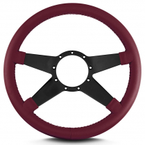 Mark 9 Standard 14" with Black Spoke Steering Wheel Burgundy