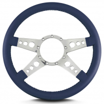 Mark 9 GT 14" with Polished Spoke Steering Wheel - Blue