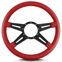 Mark 9 Elegante 14" Steering Wheel w/Black Spoke- Bright Red