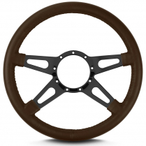 Mark 9 Supreme 14" Steering Wheel w/Black Spoke - Brown