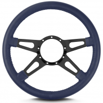 Mark 9 Supreme 14" Steering Wheel w/Black Spoke - Blue