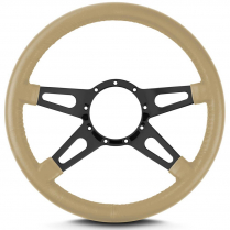 Mark 9 Supreme 14" Steering Wheel w/Black Spoke - Tan