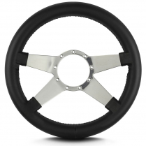 Mark 9 Std 14" Thick Grip Steering Wheel Pol Spoke - Pol