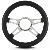 Mark 9 Supreme 14" Thick Grip Steer Wheel Pol Spoke - Black
