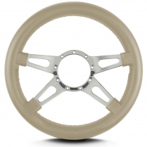 Mark 9 Supreme 14" Thick Grip Steer Wheel Pol Spoke - Bone
