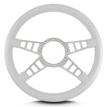 14" Mark 9 Track GT Steering Wheel, Standard Grip - Gray