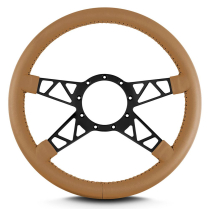 Mark 9 Truss Black Standard Grip Steering Wheel - Chestnut