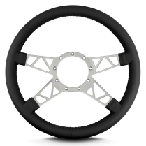 Mark 9 Truss Gray  Standard Grip Steering Wheel - Black