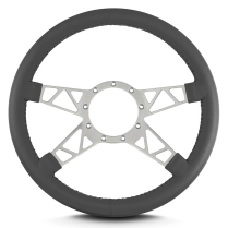 Mark 9 Truss Gray Standard Grip Steering Wheel - Dark Grey