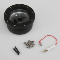 Hub adapter 9 Bolt 2-1/4" for 49-66 GM Column - Black