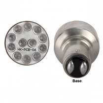 LED Amber Bulb 1157 Type with 12 LED