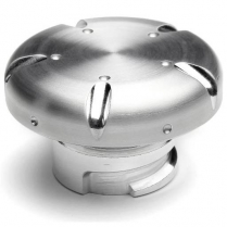 Dished GM LS Engine Oil Cap - Brushed