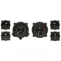 Moal Bomber 6 Ga 3-3/8" Speed,Tach & 4 2-1/8" w/Bezels - BLF