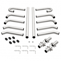 Stainless Steel Hot Rod Exhaust Kit - 2-1/2" Diameter