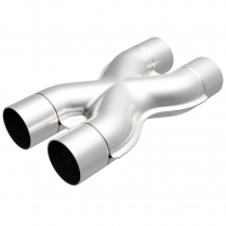 TRU X-Pipe Stainless Exhaust Crossover for 3" Pipe