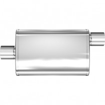 Magnaflow all Oval Muffler,14x 4x9, 2.5/2.5, Center/Offset