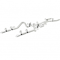 1964-66 Mustang 2.8-4.7L 2.5" Street Cross-Back Exhaust Kit