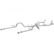 1961-64 Impala 3.8-7.0L 2.5" Street Ser Cross-Back Exhaust