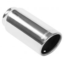 Rolled Angle Cut Exhaust Tip - 2-1/4"