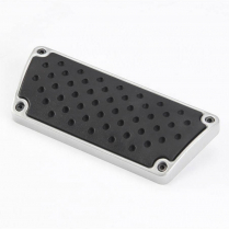 Manual Brake/Clutch Pedal Pad - Gray