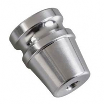 Aluminum Dash Knob with 1/4" Hole Polished