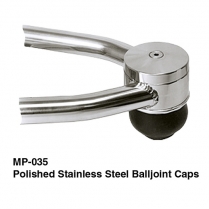 Polished Stainless Ball Joint Caps for Superide II