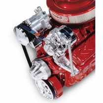 SBC Tall Mount Hi-Flow Pulley & Bracket Kit Alternator only