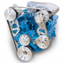 Ford 302 Serpentine Street Rod Bracket Kit with Reservoir