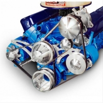 Ultra Serpentine Drive Kit 1969 1/2-Later Ford 351W with P/S
