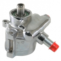 GM Type II Power Steering Pump 87 Pontiac Sunbird - Chrome