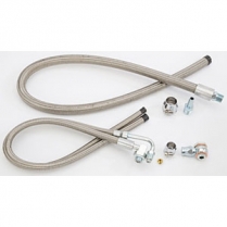 1974-78 Mustang II Type II Power Steering Hose Kit - Braided