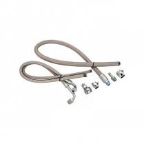 1978-Down GM Type II Power Steering Hose Kit - Braided