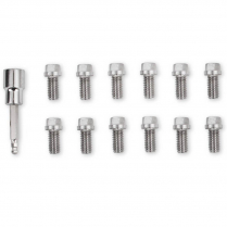 Headlock Locking SS Header Bolts 3/8-16 x 3/4" - Set/12