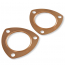 Universal 2.5" 3 Hole Copper Collector Gasket - Pair