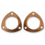 Universal 2.5" 3 Hole Copper Collector Gasket - Pair