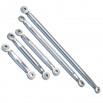 Billet Aluminum 7-1/2" Adjusting Rod - Polished