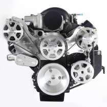 LS Chevy 8-Rib S-Drive Serp Kit with Plastic Res - Machined