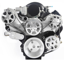LS Chevy 8-Rib S-Drive Serp Kit for Remote Res - Machined