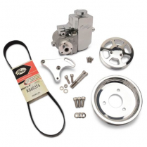 LT1 Gen V Power Steering Kit w/Billet Reservoir - Clear Coat