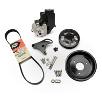 LT1 Gen V Power Steering Kit with Plastic Res - Gloss Black