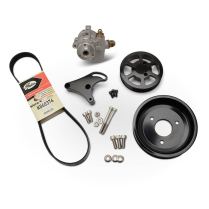 LT1 Gen V Power Steering Kit for Remote Res - Black Anodized
