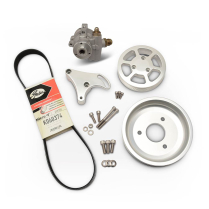 LT1 Gen V Power Steering Kit for Remote Res - Clear Anodized