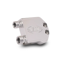 SD7 Sanden A/C Compressor Manifold - Clear Anodized