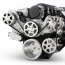 LS Chevy S-Drive Serp Kit for Remote P/S Res - Machined