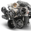 LS Chevy S-Drive Serp Kit w/o A/C w/Plastic Res - Black Anod