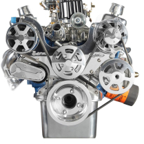SB Ford S-Drive Serp Kit for Remote P/S Res - Polished