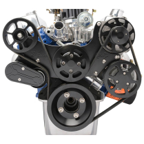 SB Ford S-Drive Serp Kit wo A/C for Remote Res - Matte Black