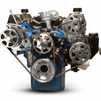 Ford 351C S-Drive Serp Kit for Remote Reservoir - Clear Coat