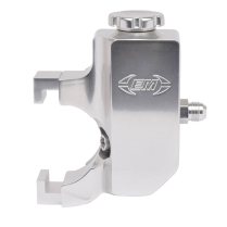 Billet Power Steering Clip-On Reservoir Tank - Clr Anodized